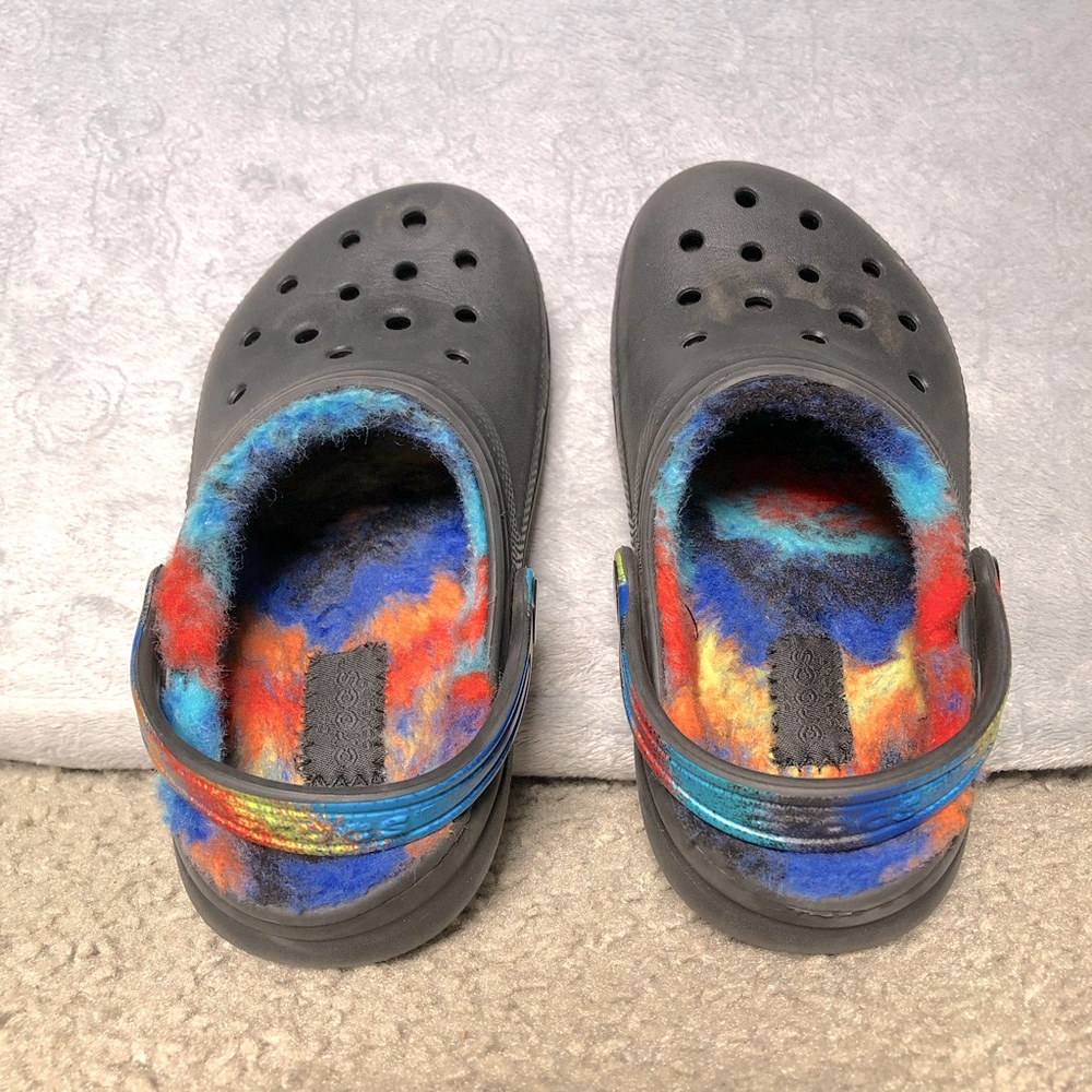 Crocs Classic Lined Spray Dye size C11
